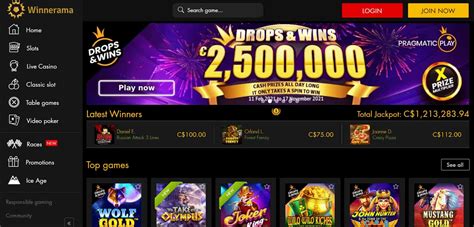  winnerama casino no deposit bonus
